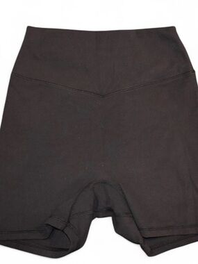 BuffBunny Black High-Rise Bike Shorts